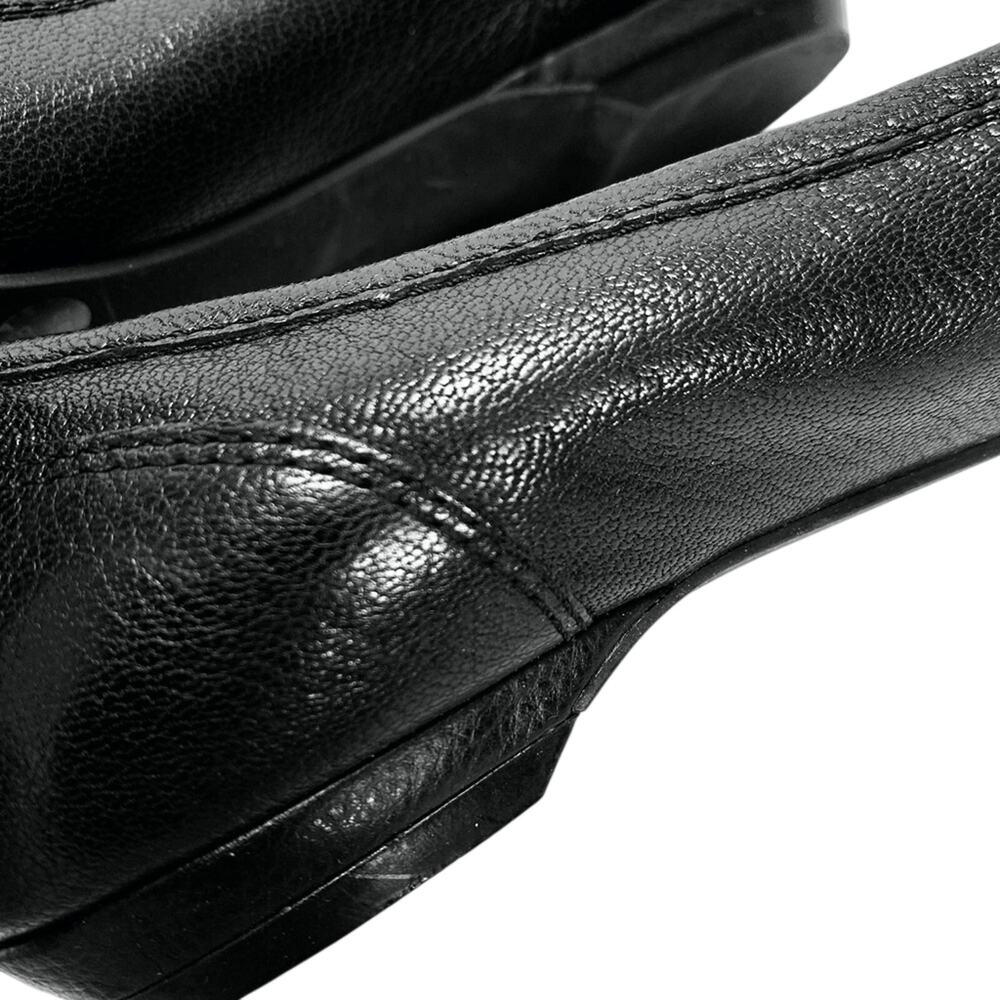 BCBGIRLS BCBG Black Flat Loafers Shoes Leather 6.5 - Picture 15 of 16